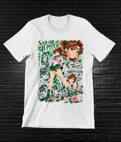 Camiseta Sailor Moon NIMOR - MERON Blanco