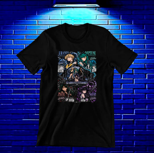 Camiseta Sailor Moon NIMOR - MERON Negro