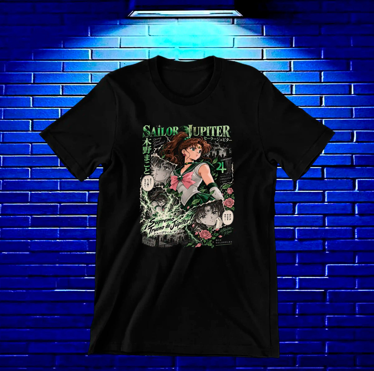 Camiseta Sailor Moon NIMOR - NIVRA Negro