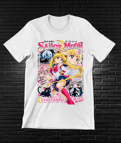 Camiseta Sailor Moon NIREN - CAVOX Blanco
