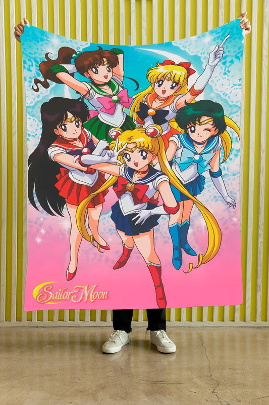 Cobija Sailor Moon – Guardianas · marco de personajes