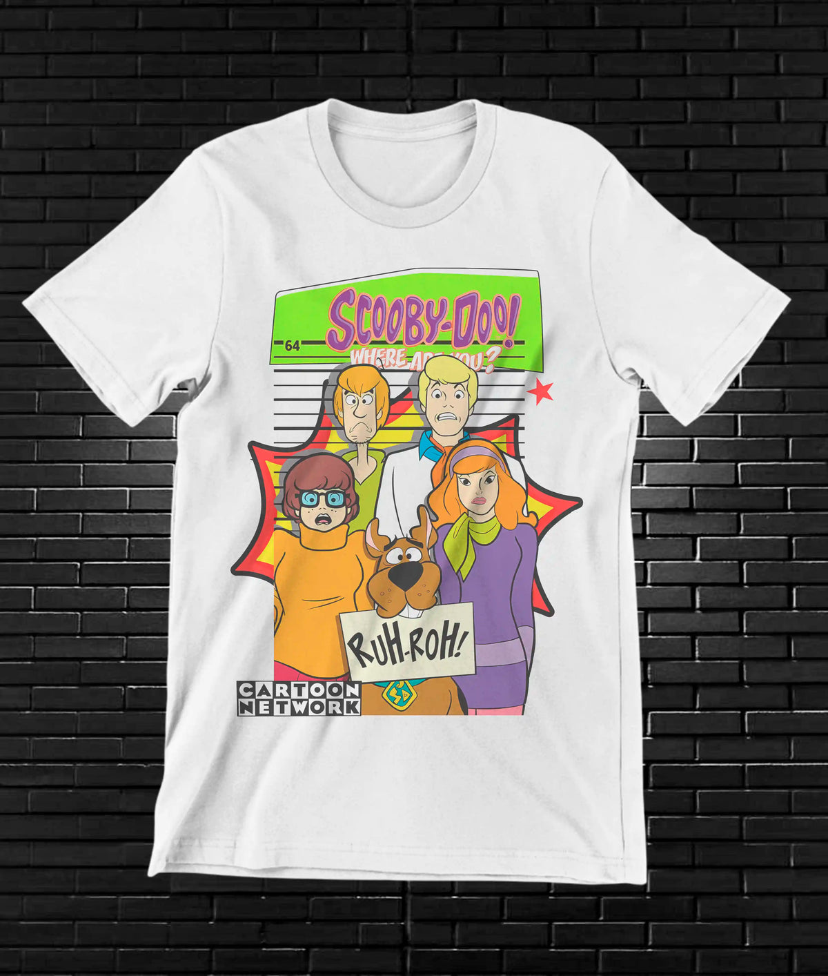 Camiseta Scooby Doo MELAR CAVOX Blanco