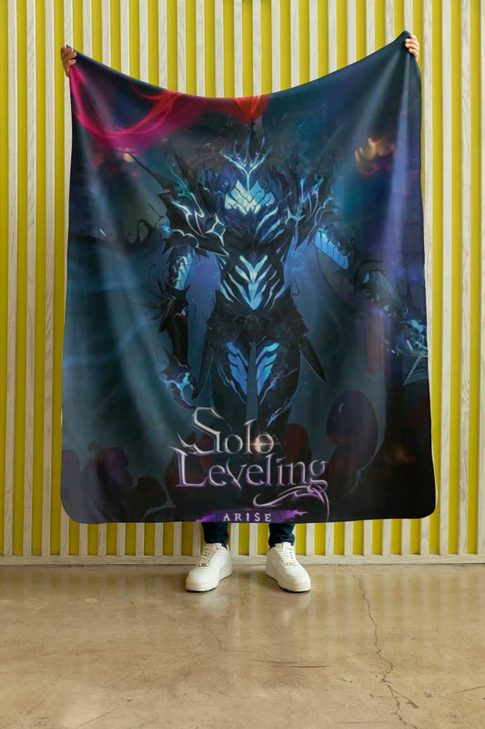 Cobija Solo Leveling – Armadura de sombras azul