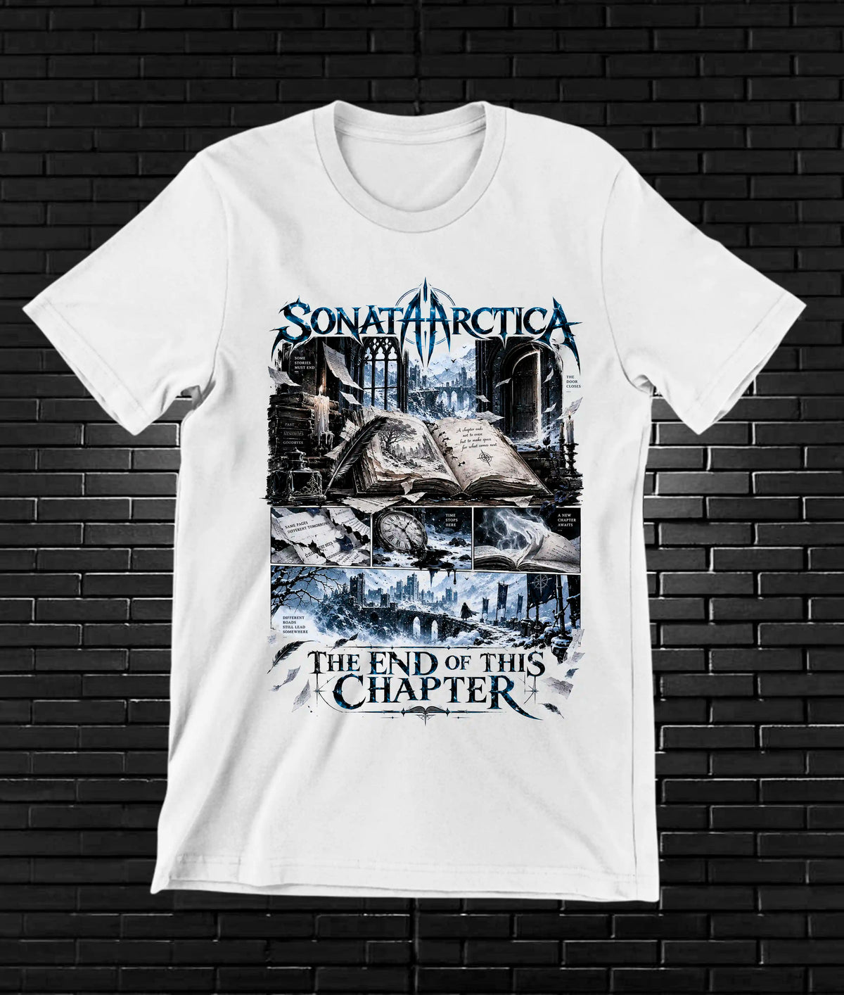 Camiseta Sonata Arctica BALOR BAREN Blanco