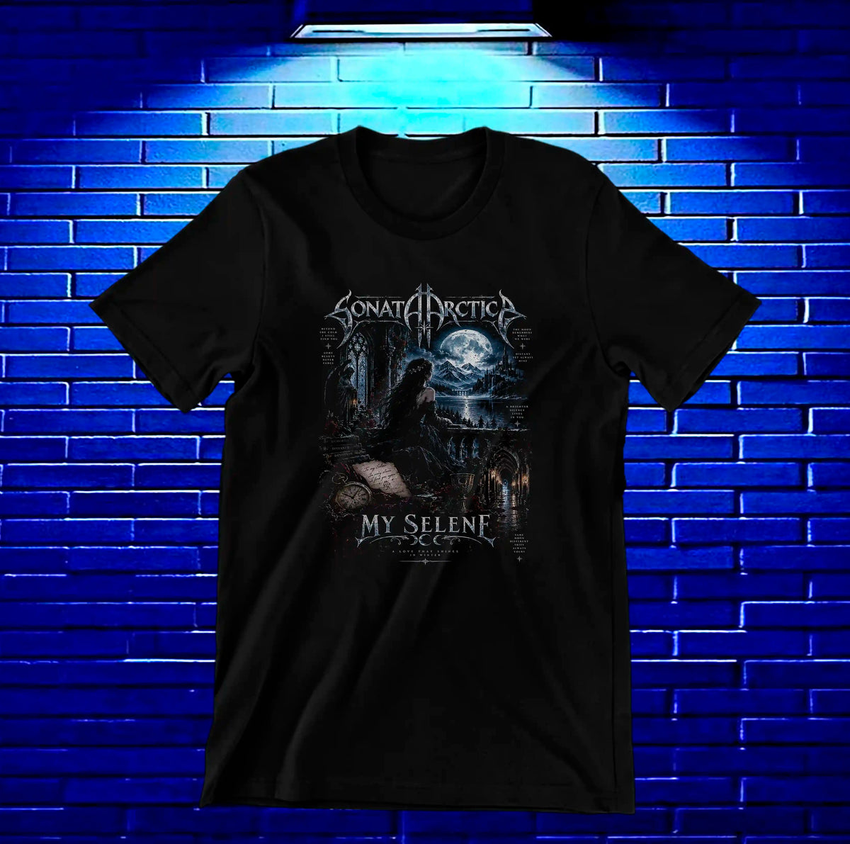 Camiseta Sonata Arctica BALOR BAREN Negro
