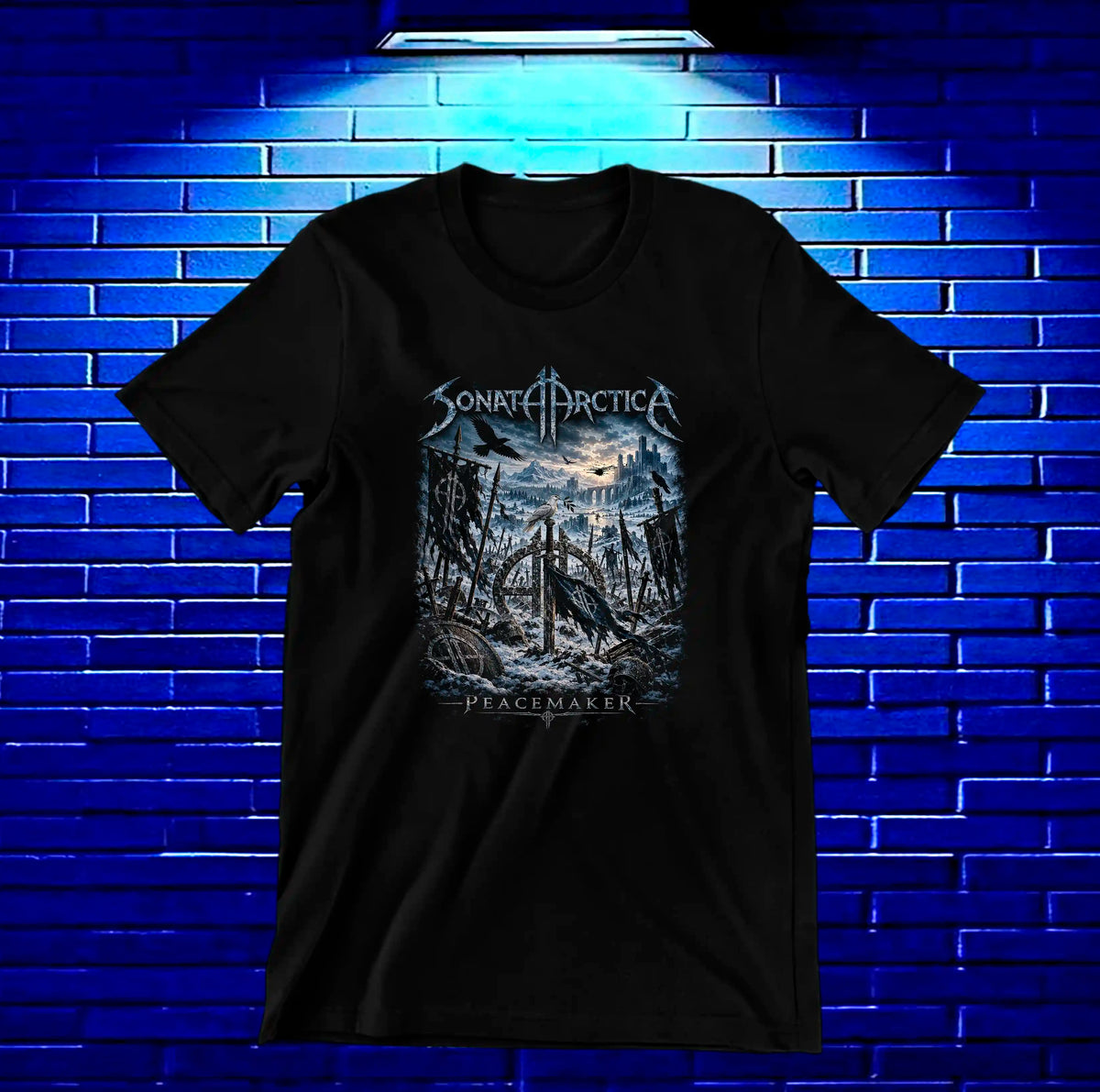 Camiseta Sonata Arctica BALOR CAVOX Negro