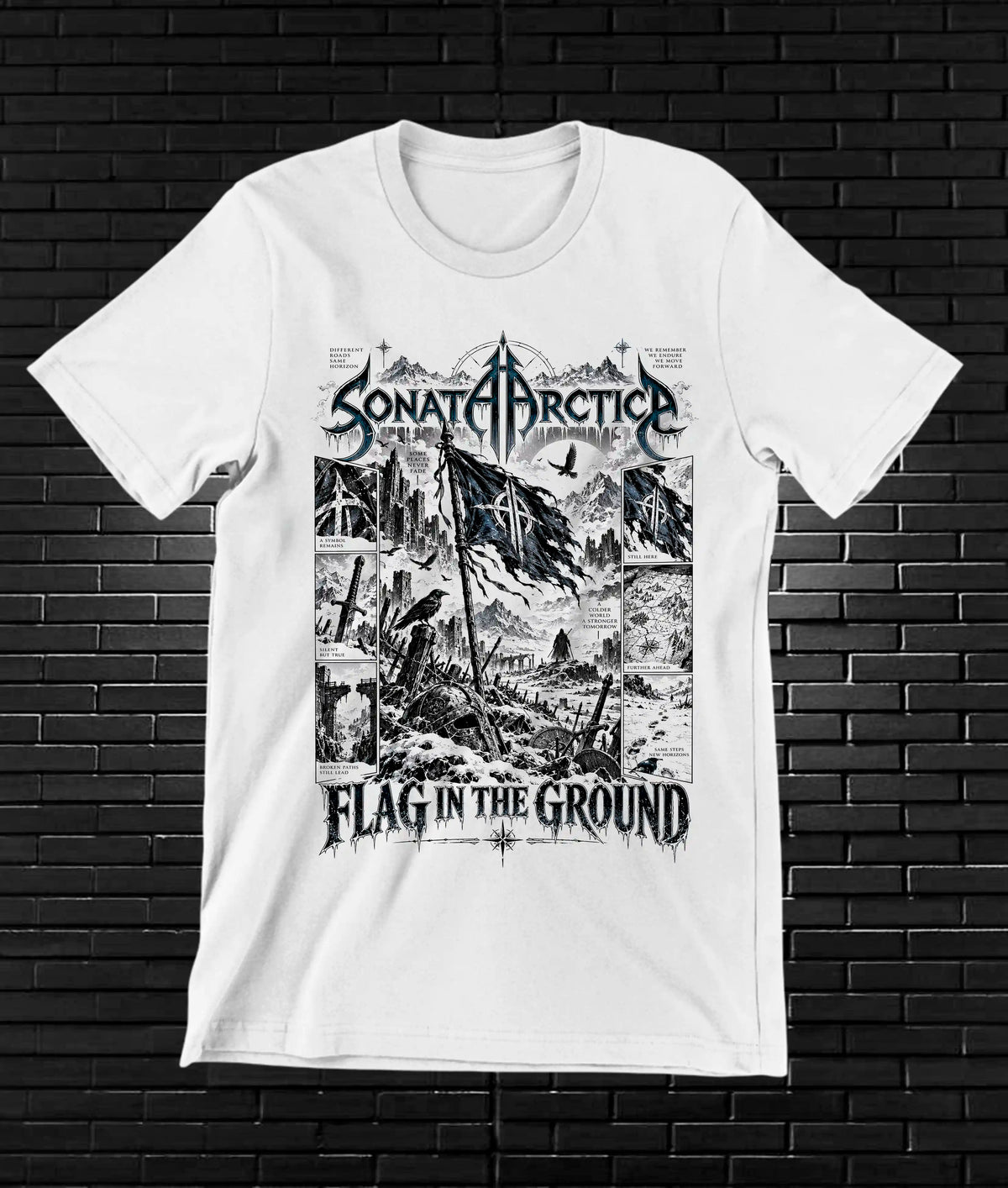 Camiseta Sonata Arctica BAXOR MERON Blanco