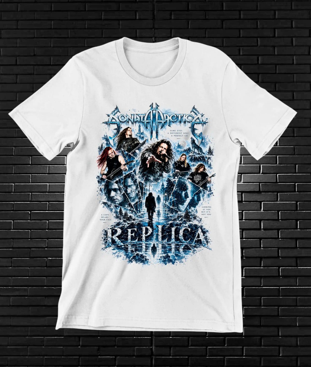 Camiseta Sonata Arctica CAMINE BAREN Blanco