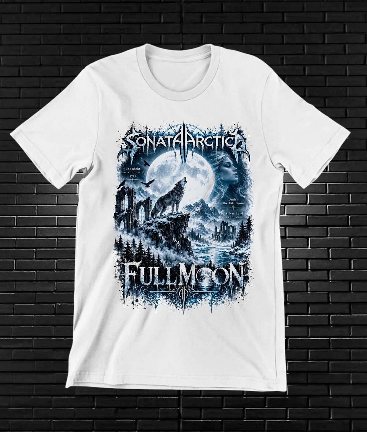 Camiseta Sonata Arctica CAMINE CAVOX Blanco