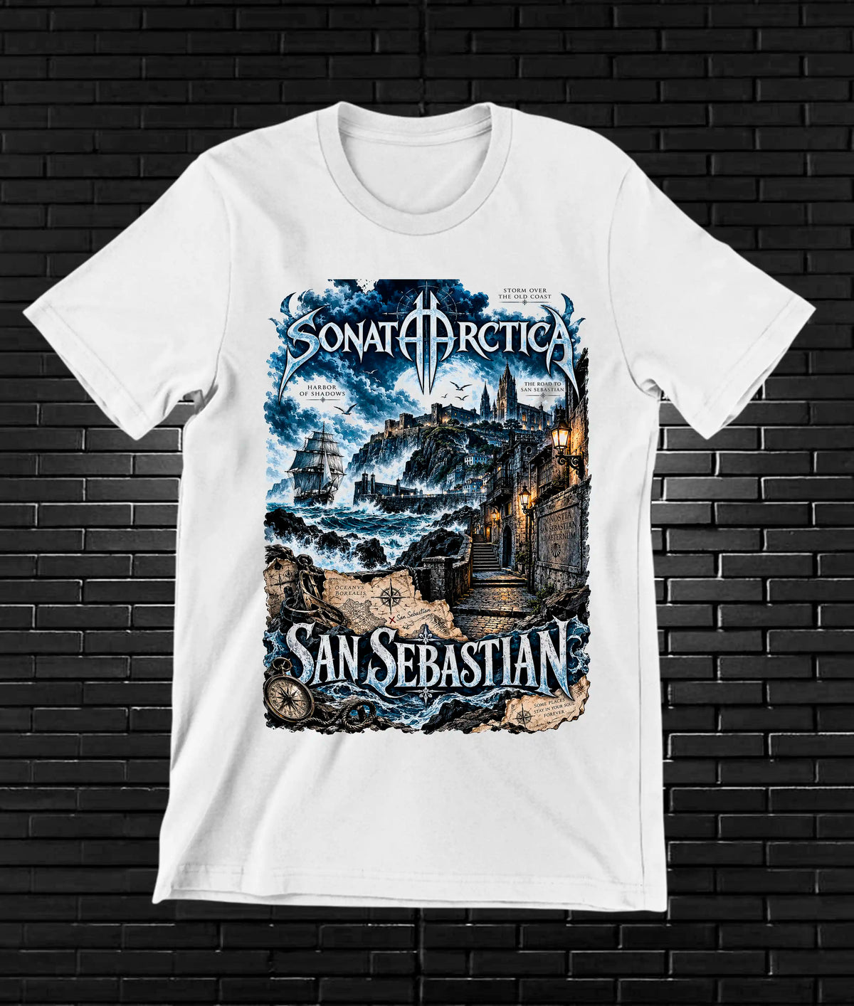 Camiseta Sonata Arctica CAVEN BANIX Blanco
