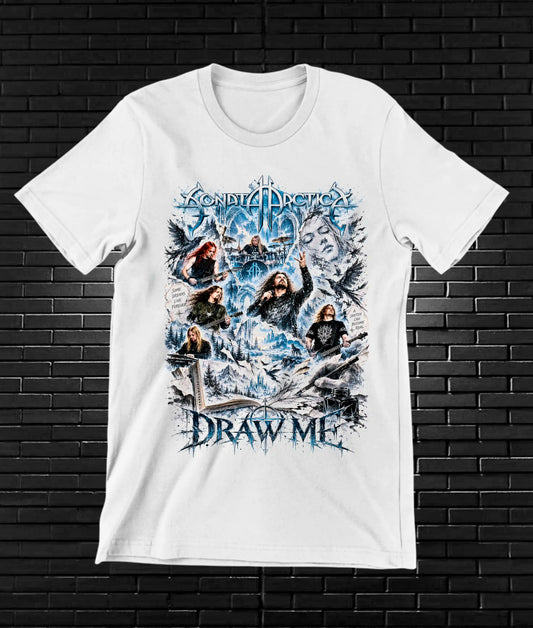Camiseta Sonata Arctica CAVEN BAREN Blanco