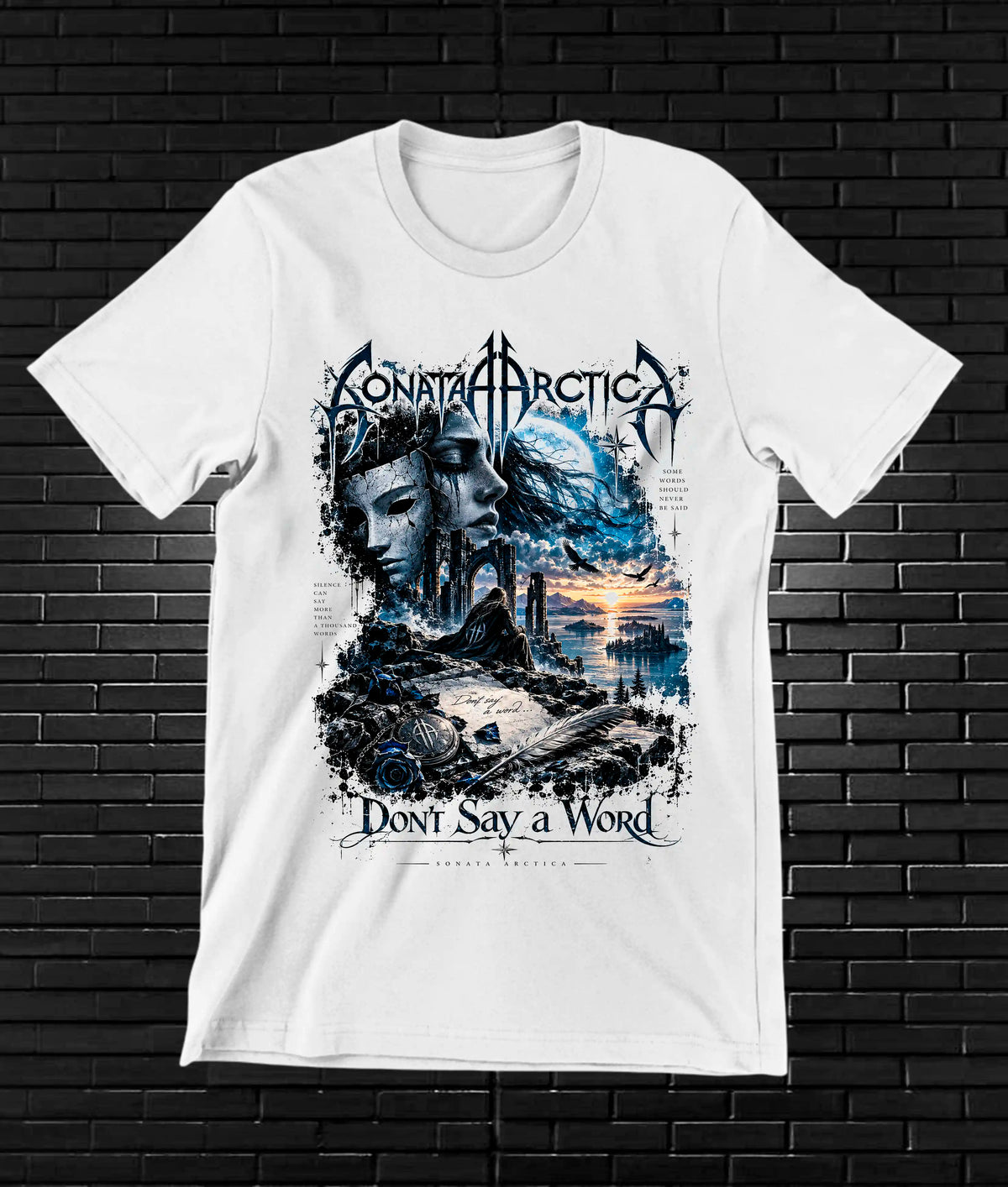 Camiseta Sonata Arctica CAVEN CAVOX Blanco
