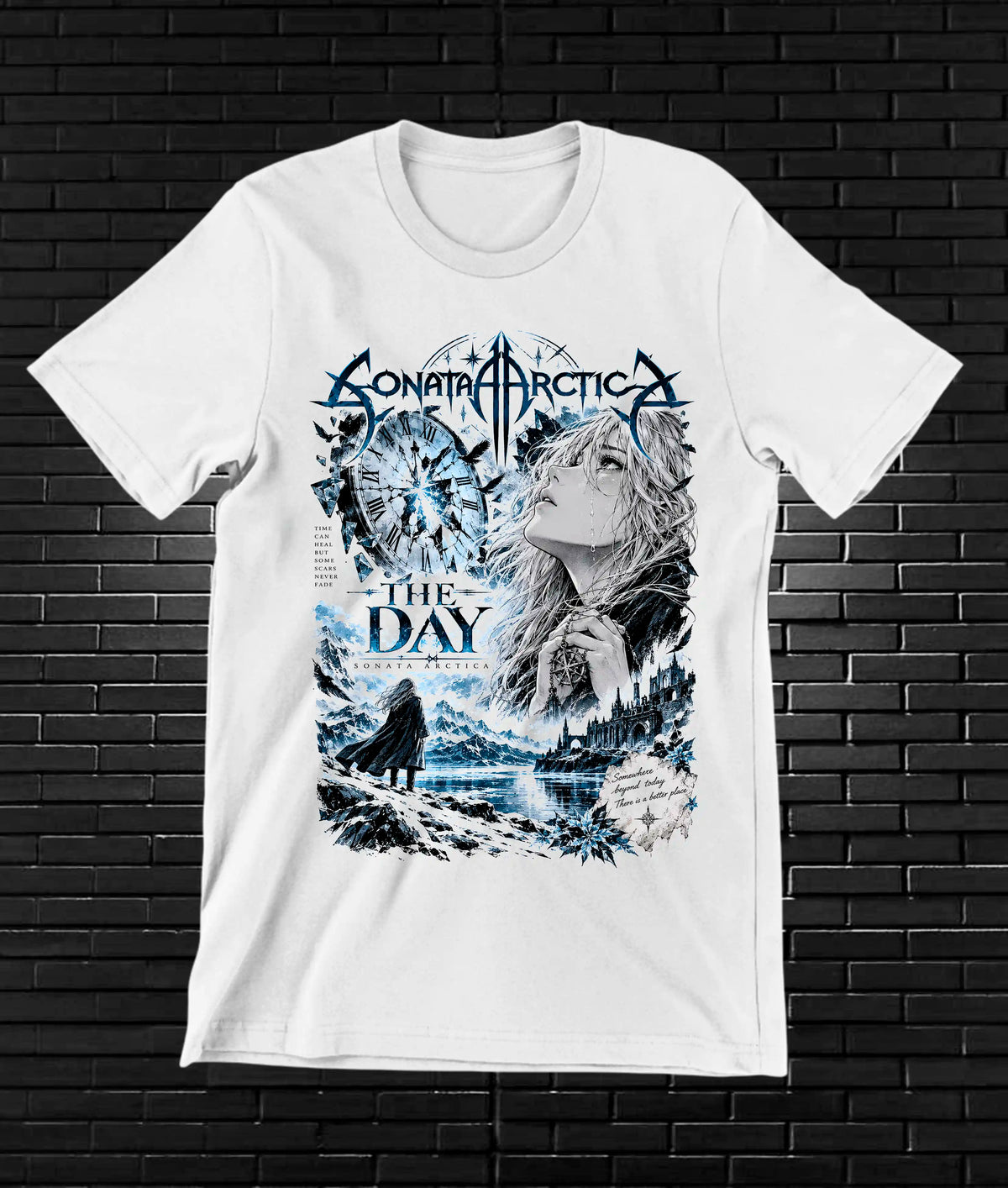 Camiseta Sonata Arctica CAVEN MERON Blanco