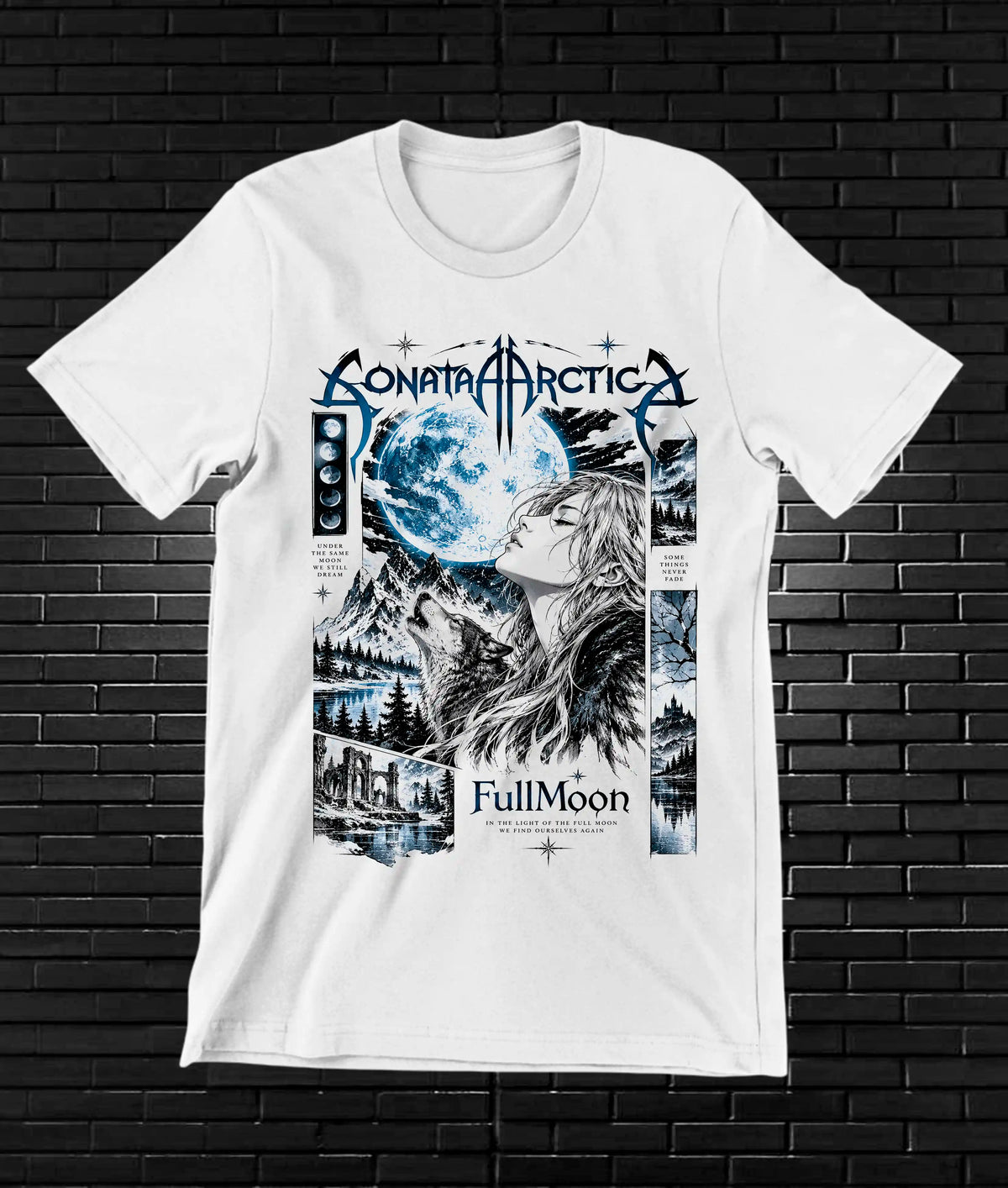 Camiseta Sonata Arctica CAVEN NIVRA Blanco