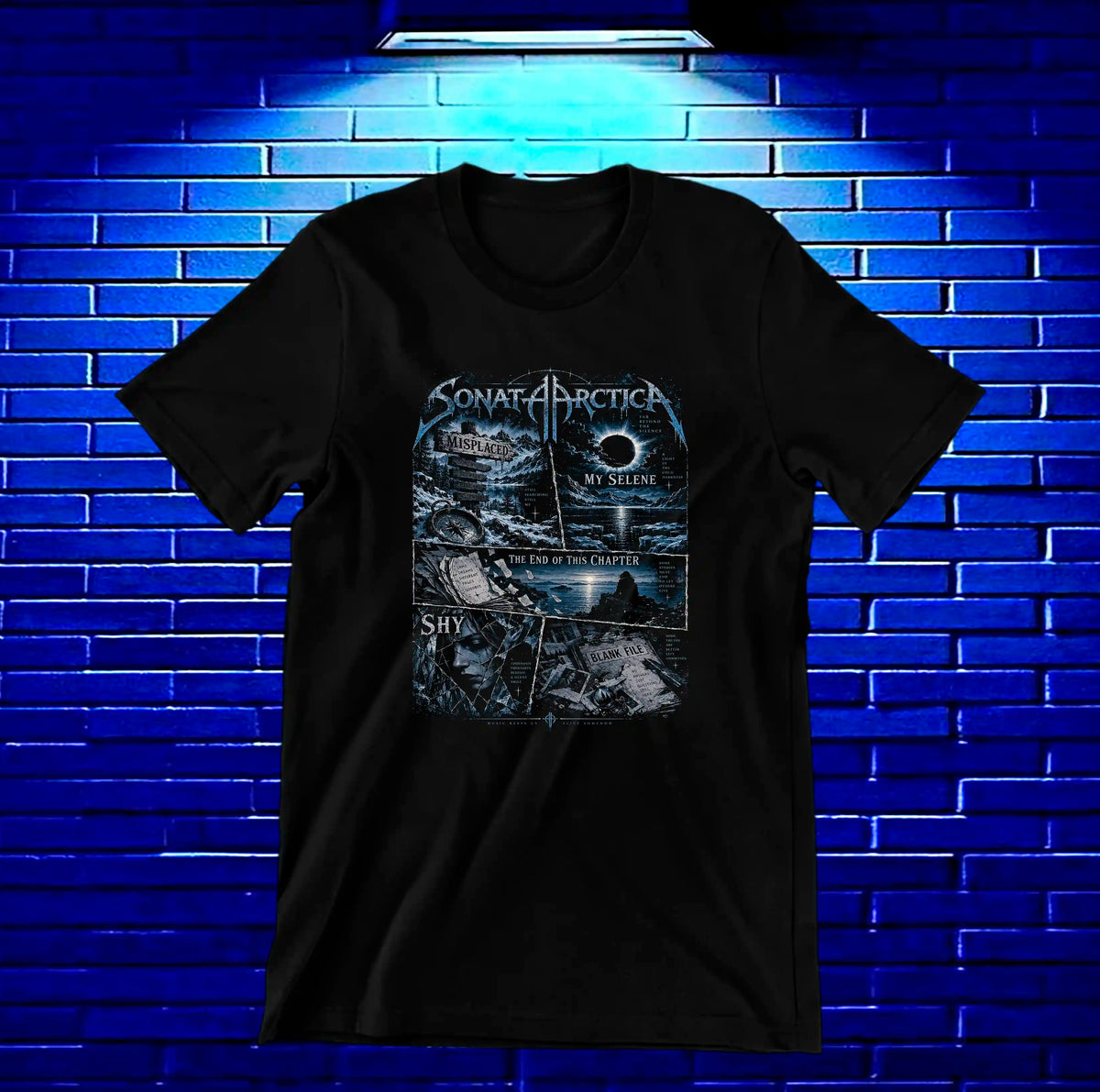 Camiseta Sonata Arctica MELAR NIVRA Negro