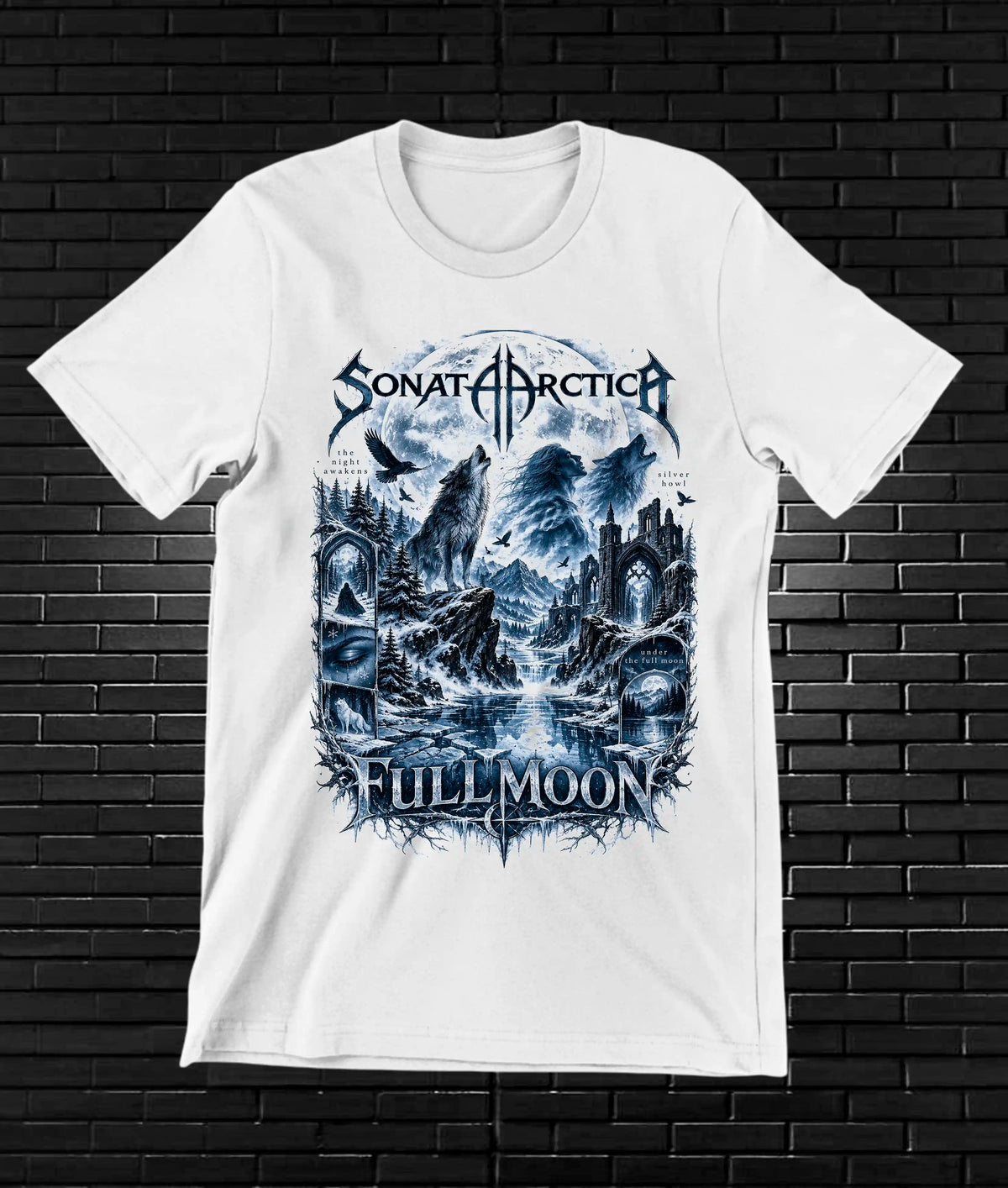 Camiseta Sonata Arctica MERAK BANIX Blanco