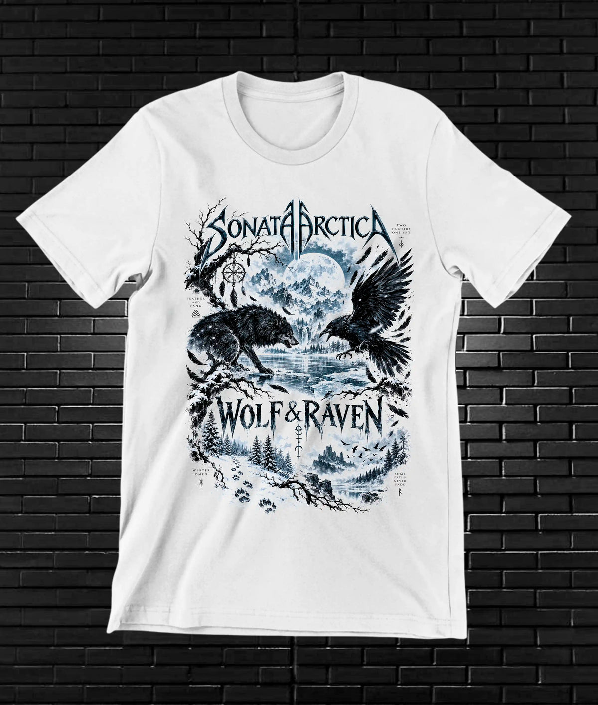 Camiseta Sonata Arctica MERAK CAVOX Blanco