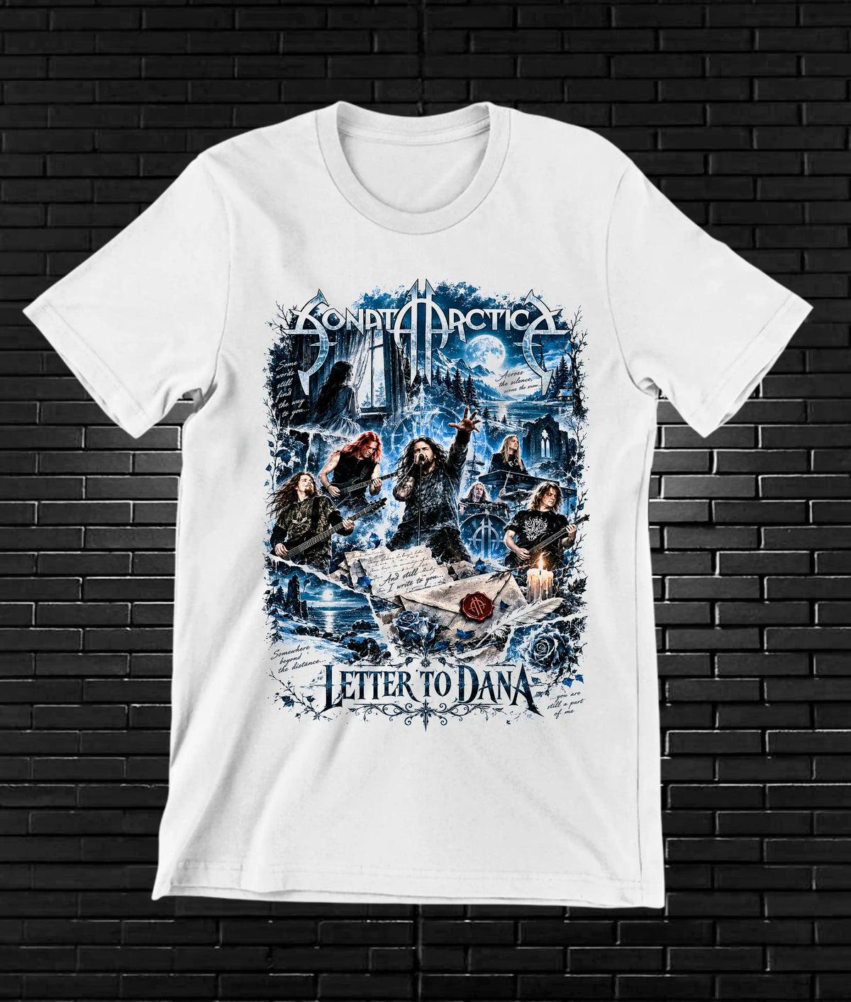 Camiseta Sonata Arctica MERAK NIVRA Blanco