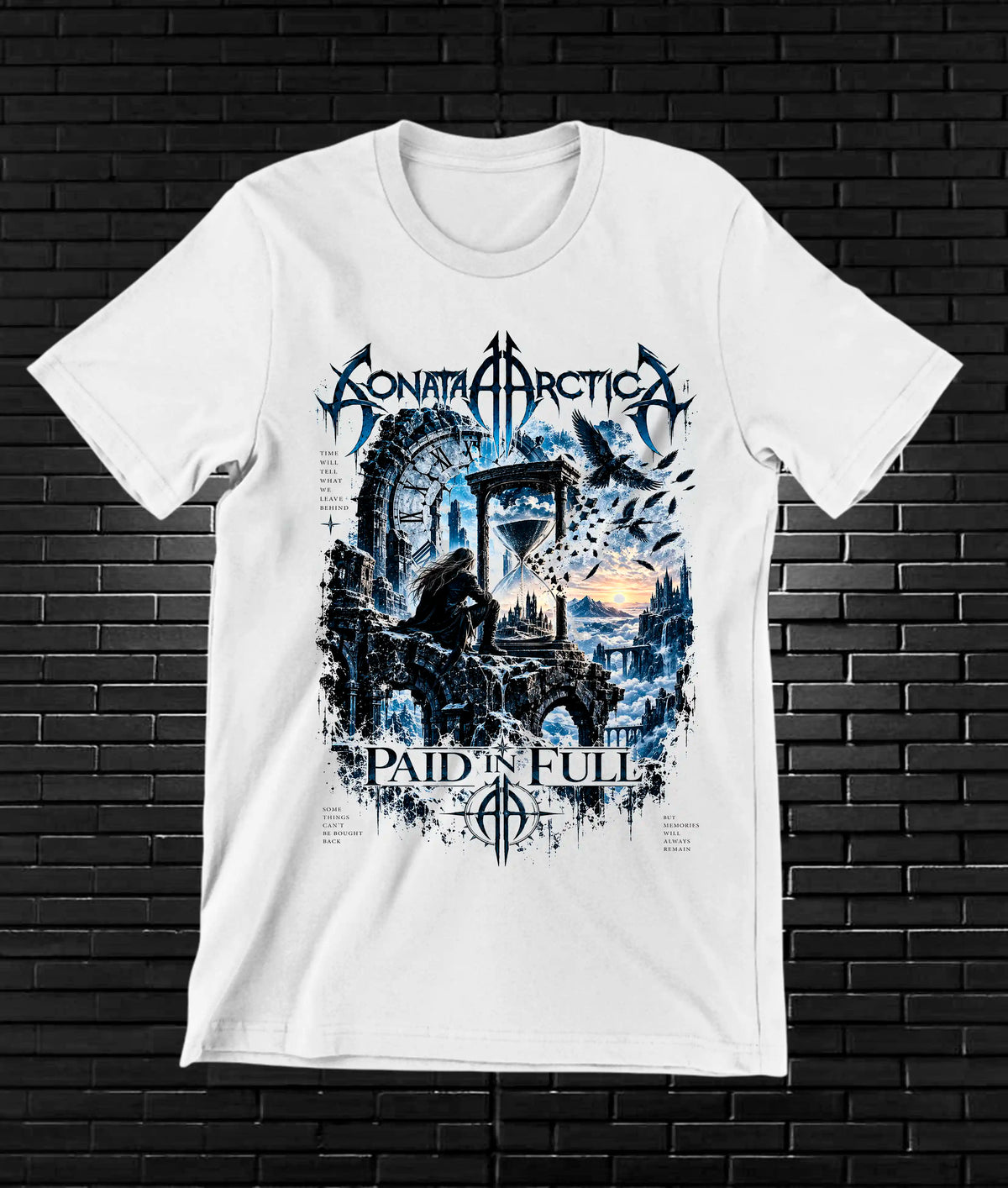 Camiseta Sonata Arctica NIMOR BANIX Blanco