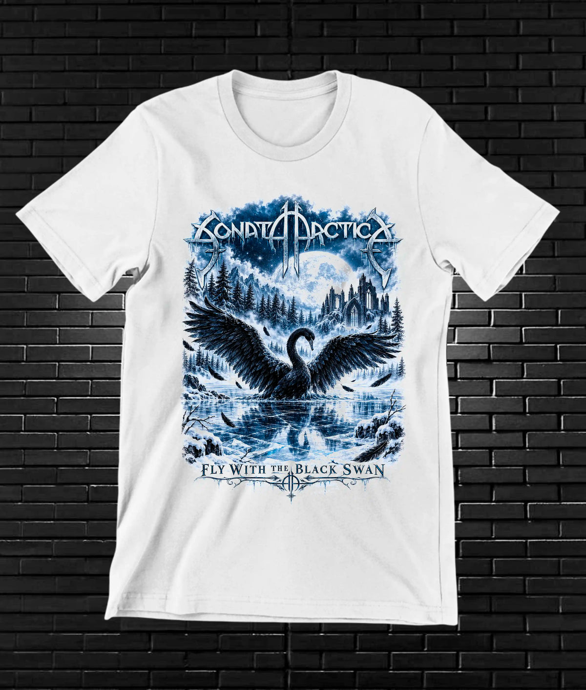 Camiseta Sonata Arctica NIMOR BAREN Blanco