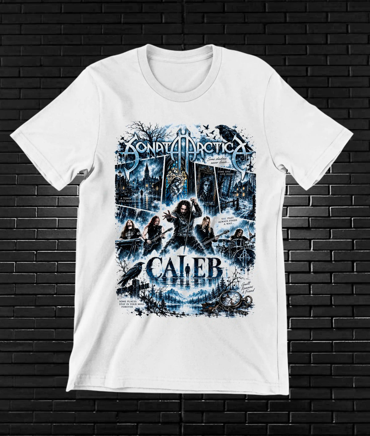 Camiseta Sonata Arctica NIMOR MERON Blanco