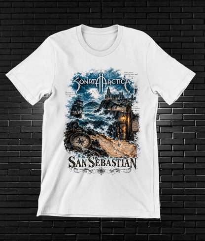 Camiseta Sonata Arctica NIMOR NIVRA Blanco