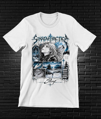 Camiseta Sonata Arctica NIREN BANIX Blanco