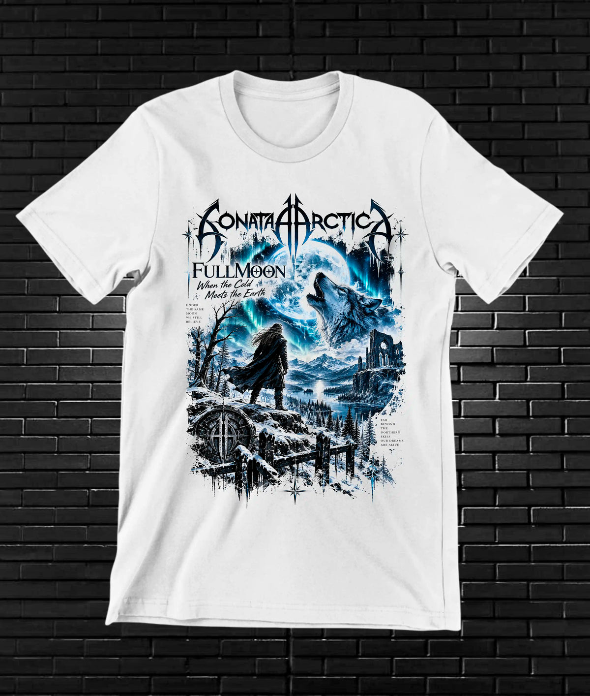 Camiseta Sonata Arctica NIREN BAREN Blanco
