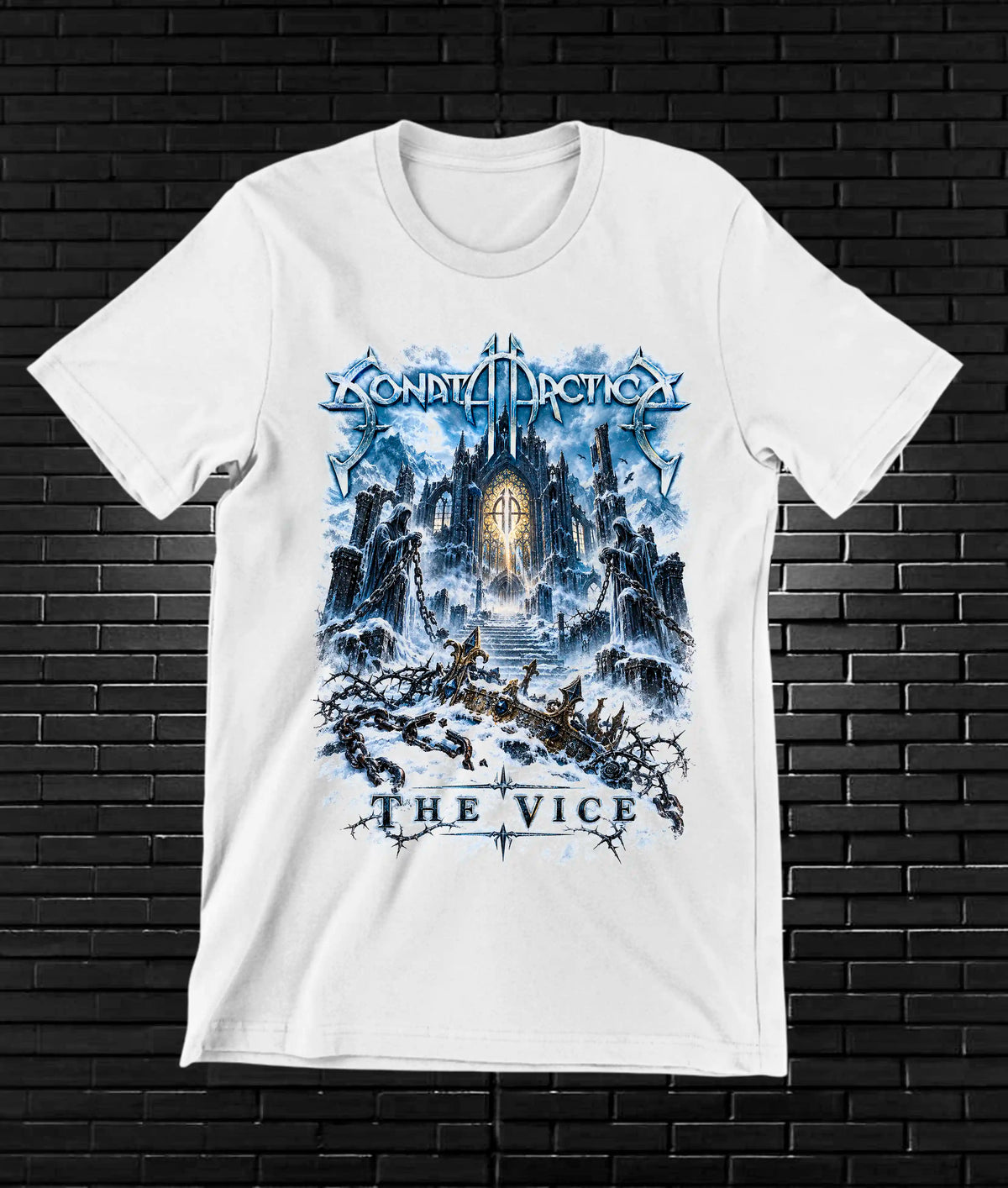 Camiseta Sonata Arctica NIREN NIVRA Blanco
