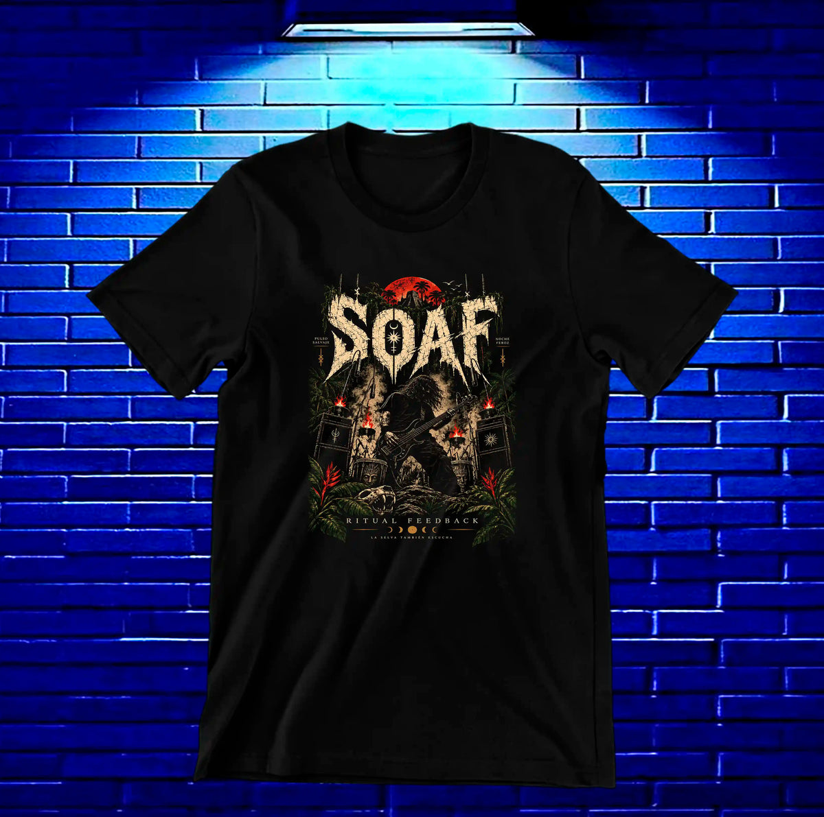Camiseta Sons of Anarchy – BAMOR – Diseño BAREN – Negro
