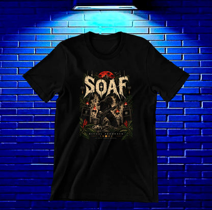 Camiseta Sons of Anarchy – BAMOR – Diseño BAREN – Negro