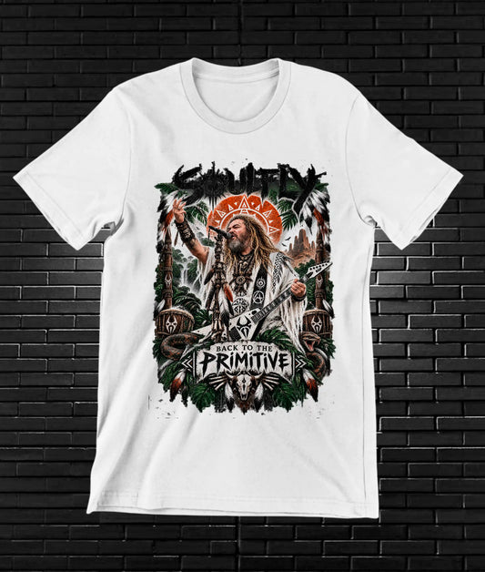 Camiseta Soulfly – CAMINE – Diseño CAVOX – Blanco