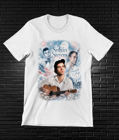 Camiseta Sufjan Stevens – BAMOR – Diseño BANIX – Blanco
