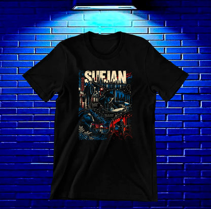 Camiseta Sufjan Stevens – CAMINE – Diseño BANIX – Negro