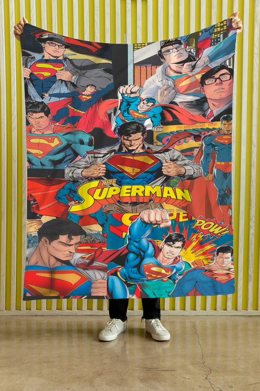 Cobija Superman – Superman · collage de retratos