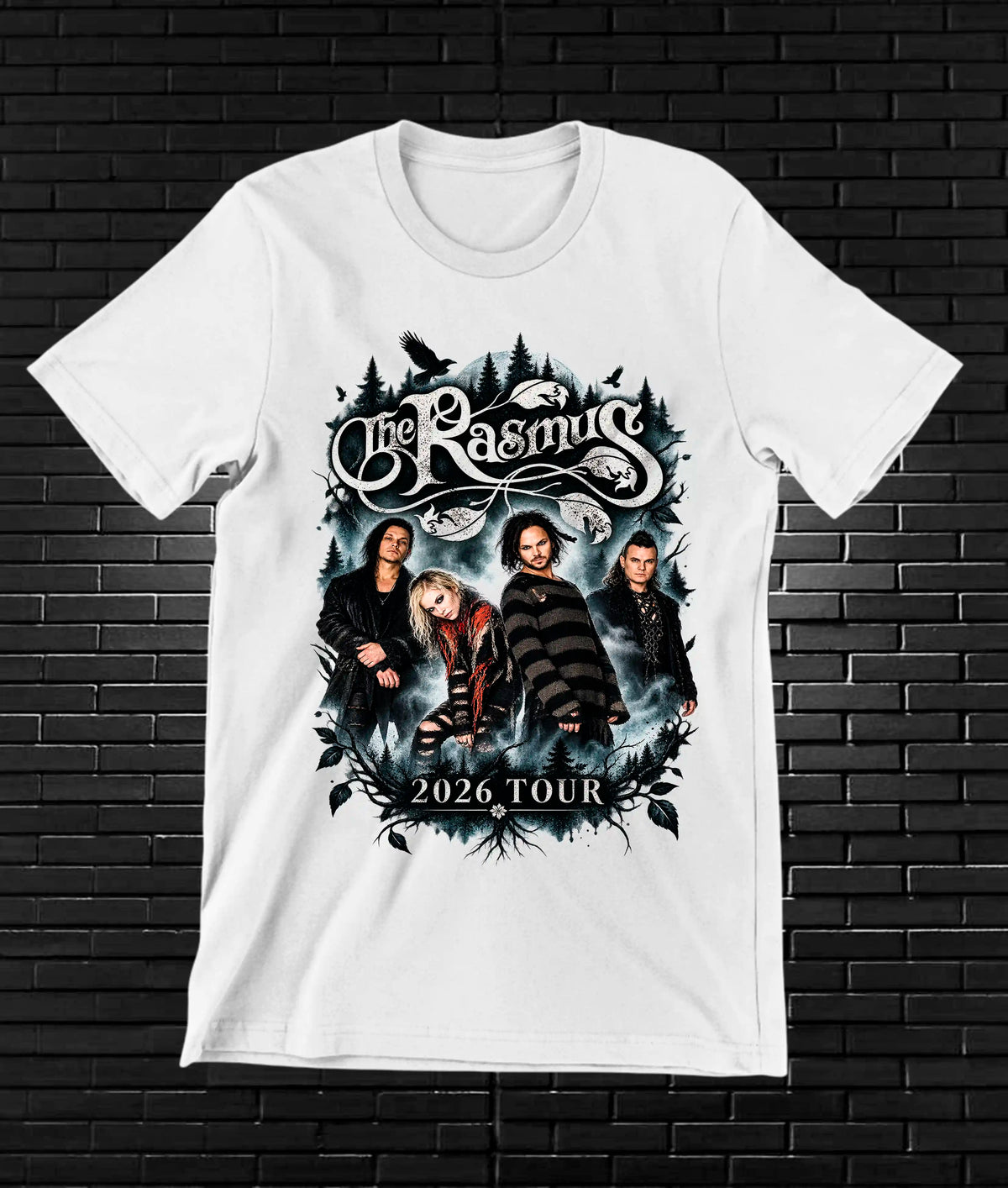 Camiseta The Rasmus BAMOR NIVRA Blanco