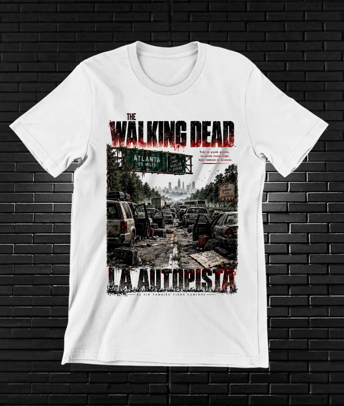 Camiseta The Walking Dead BALOR BANIX Blanco