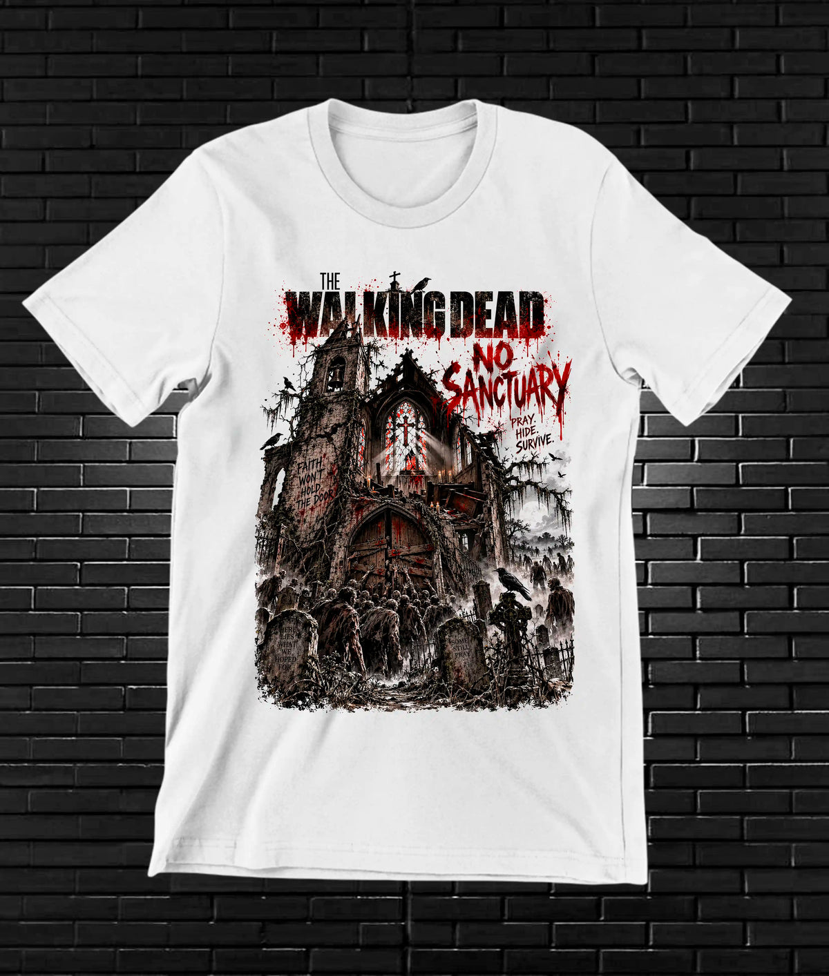 Camiseta The Walking Dead BALOR NIVRA Blanco