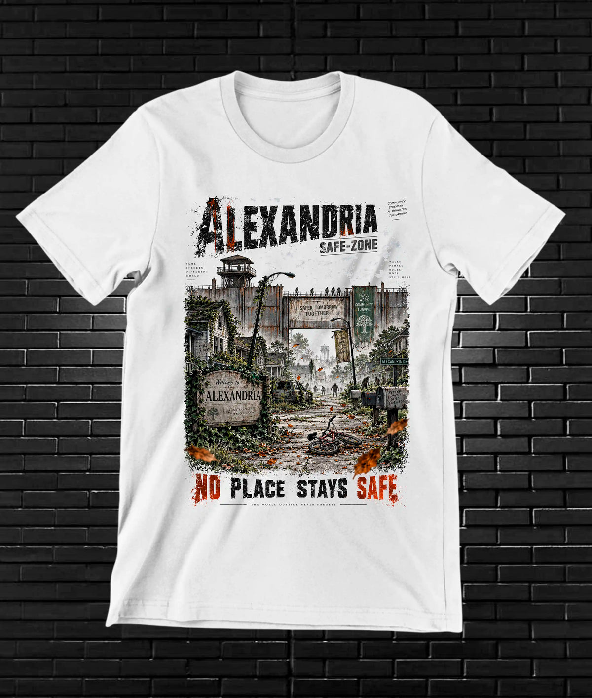 Camiseta The Walking Dead BAMOR CAVOX Blanco
