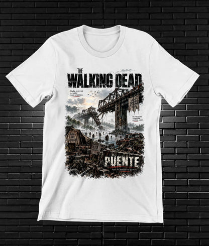 Camiseta The Walking Dead BAMOR MERON Blanco