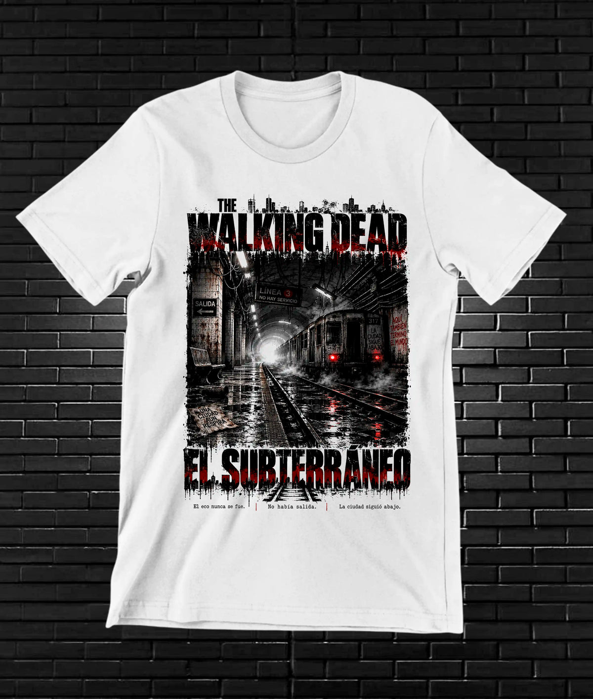 Camiseta The Walking Dead BAXOR BANIX Blanco
