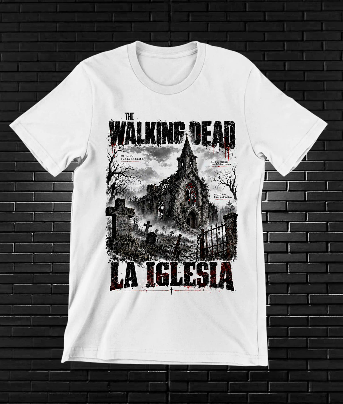 Camiseta The Walking Dead BAXOR BAREN Blanco