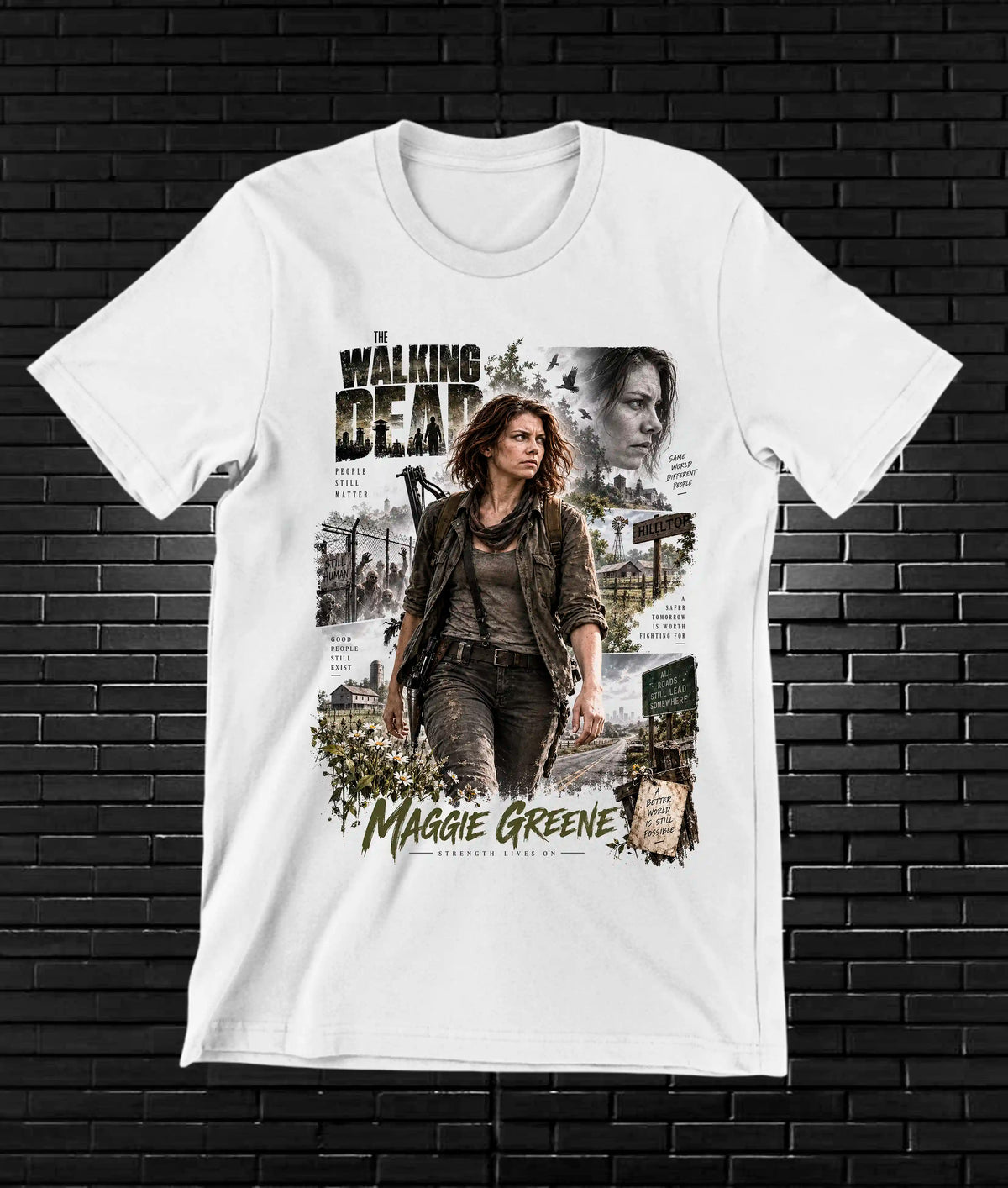 Camiseta The Walking Dead BAXOR CAVOX Blanco