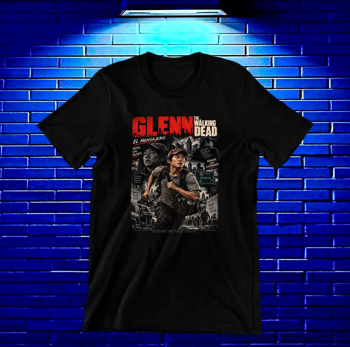 Camiseta The Walking Dead BAXOR MERON Negro