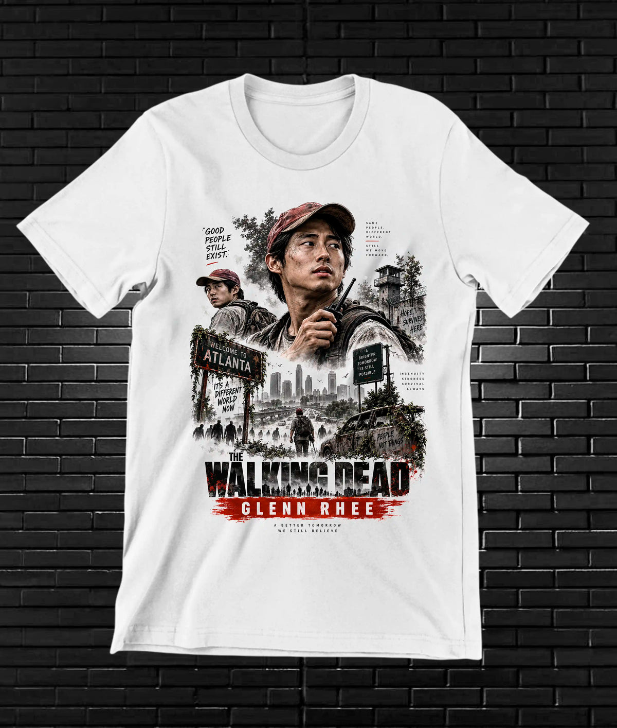 Camiseta The Walking Dead CALEN BANIX Blanco