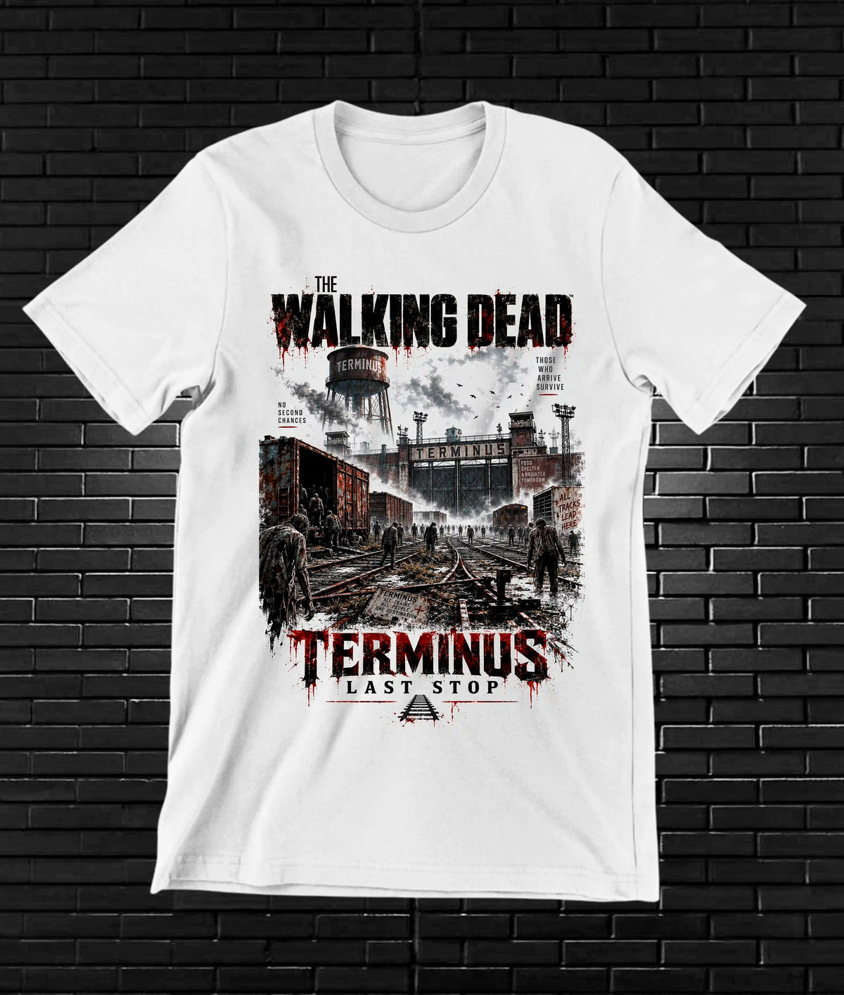 Camiseta The Walking Dead CALEN MERON Blanco