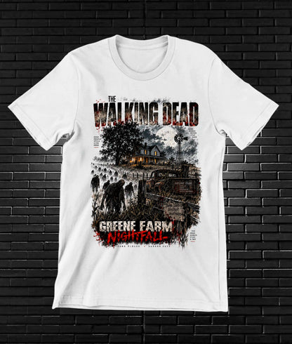 Camiseta The Walking Dead CAVEN BAREN Blanco