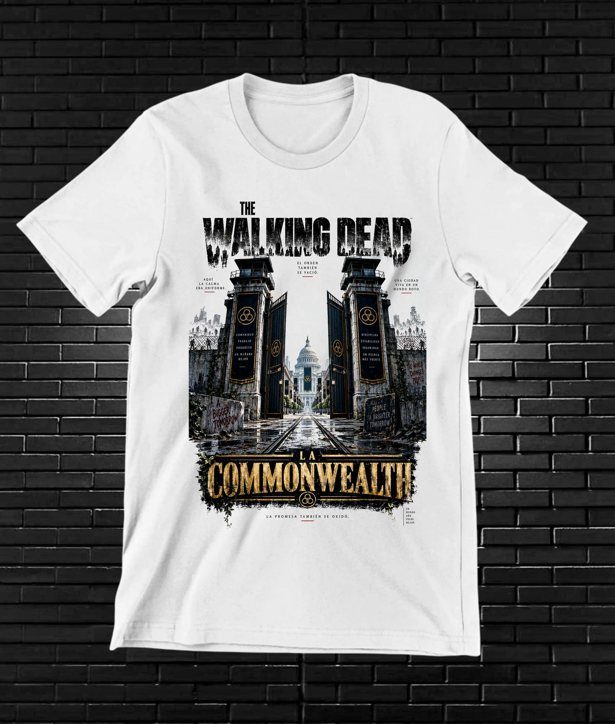 Camiseta The Walking Dead MELAR BANIX Blanco