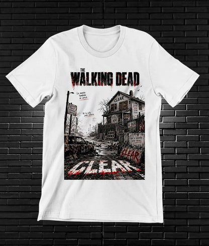 Camiseta The Walking Dead MERAK BAREN Blanco