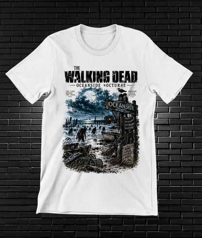 Camiseta The Walking Dead MERAK CAVOX Blanco